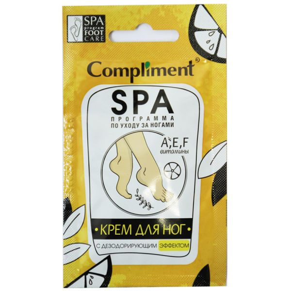 Foot cream Compliment with deodorizing effect 7 ml